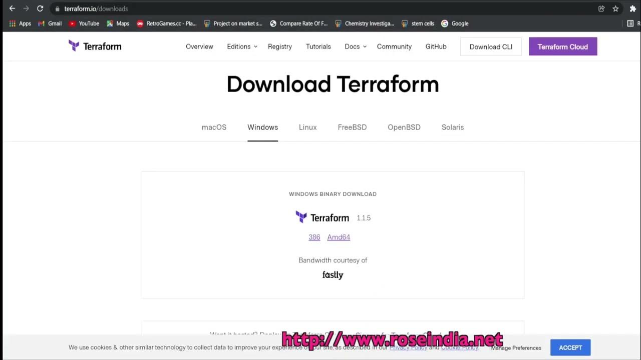 RoseIndiaNet's tweet card. How to install Terraform in Windows 11?