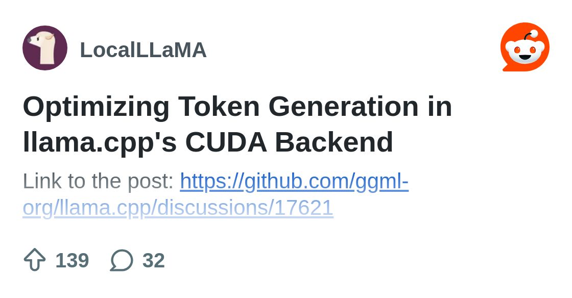 ahmetgpt's tweet card. Explore this post and more from the LocalLLaMA community