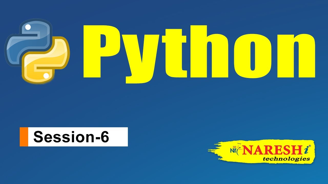 nareshitech's tweet card. Python Online Training Session: 6 | Python Objects and Data Structure...