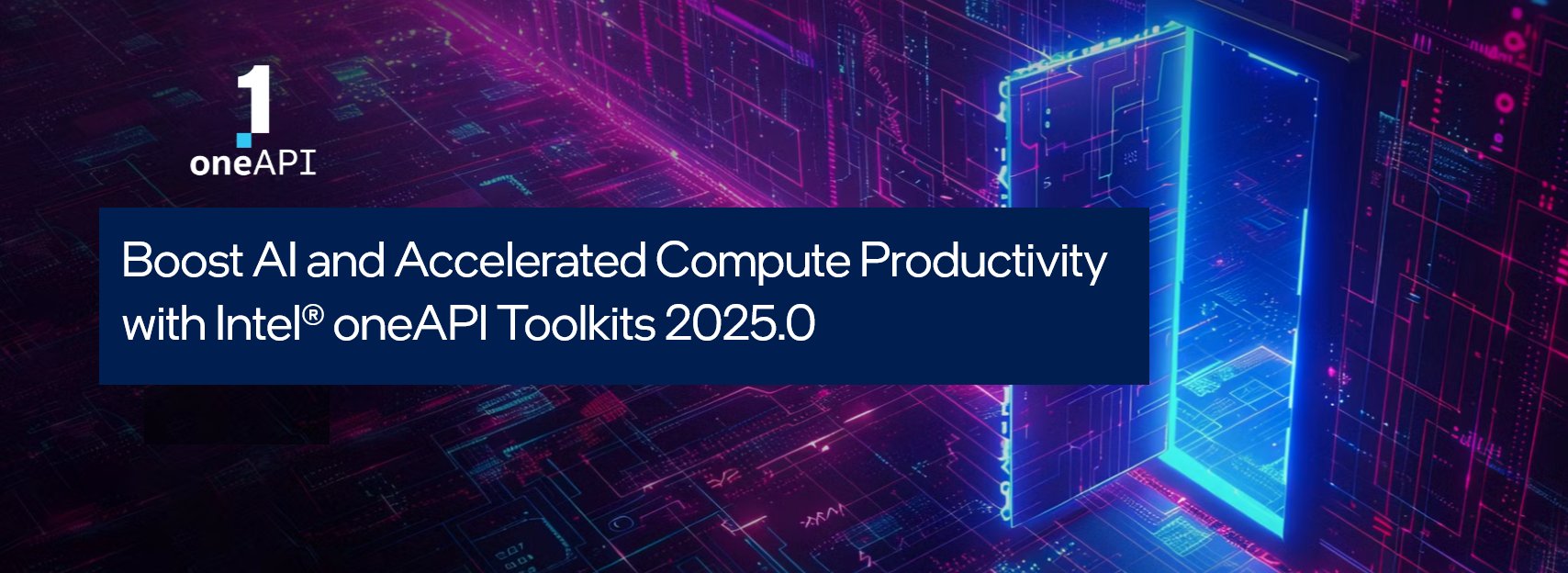 IntelDevTools's tweet card. The 2025.0 developer tools releases on oneAPIs 5th anniversary boost productivity and scalability expanding support for LLVM, SPIR-V, OpenMP, SYCL*, Fortran, MPI, Python and more.