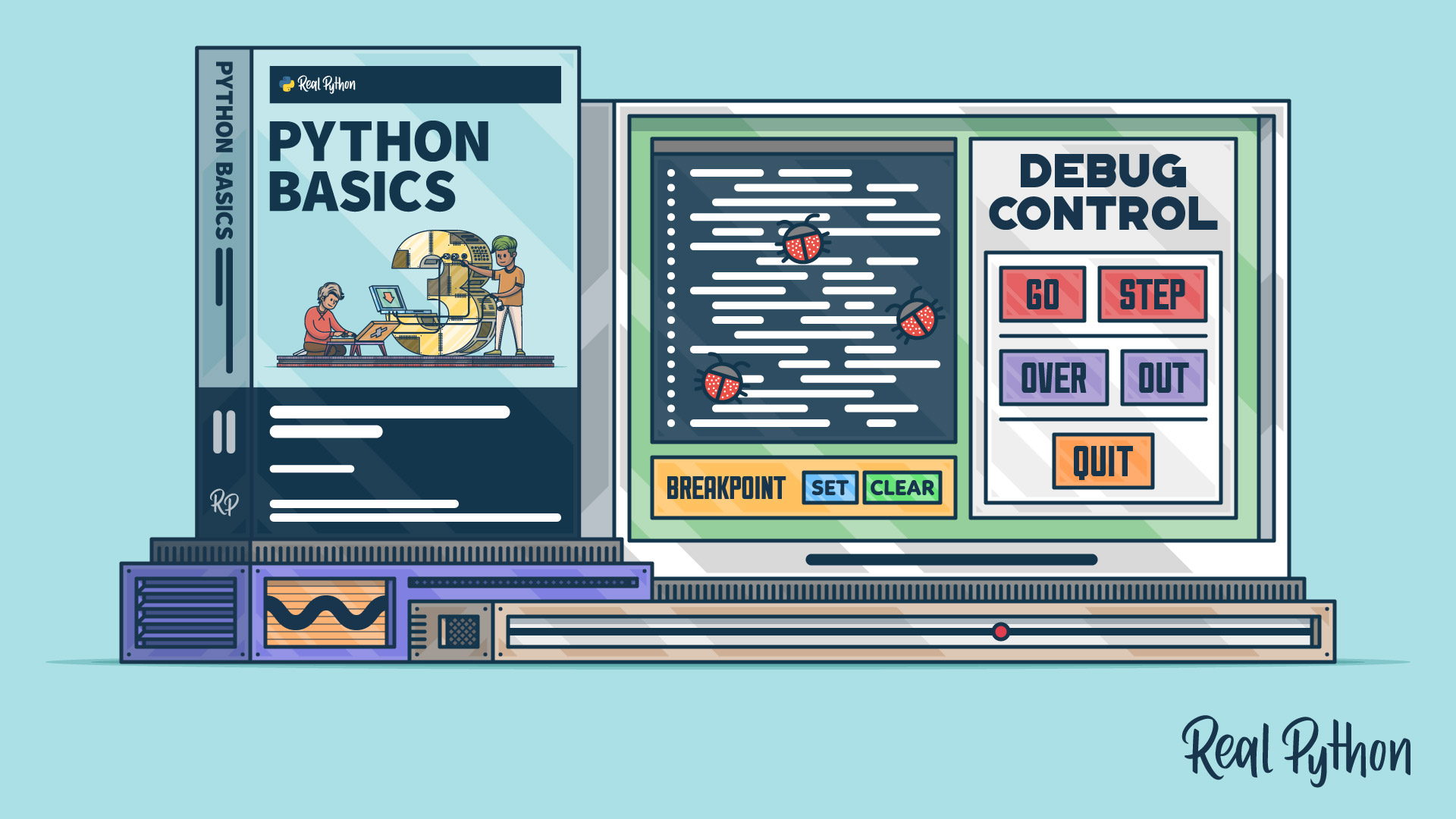 realpython's tweet card. In this Python Basics video course, you'll learn how to identify and fix logic errors, or bugs, in your Python code. You'll use the built-in debugging tools in Python's Integrated Development and...