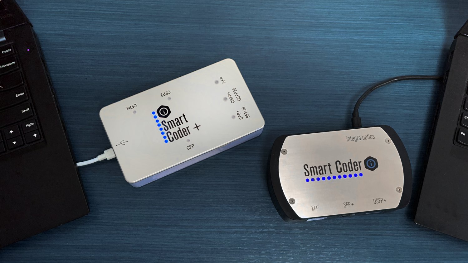 IntegraOptics's tweet card. Integra Optics’ Smart Coder gives network engineers and field techs the power to quickly and easily reconfigure transceivers for any network hardware.