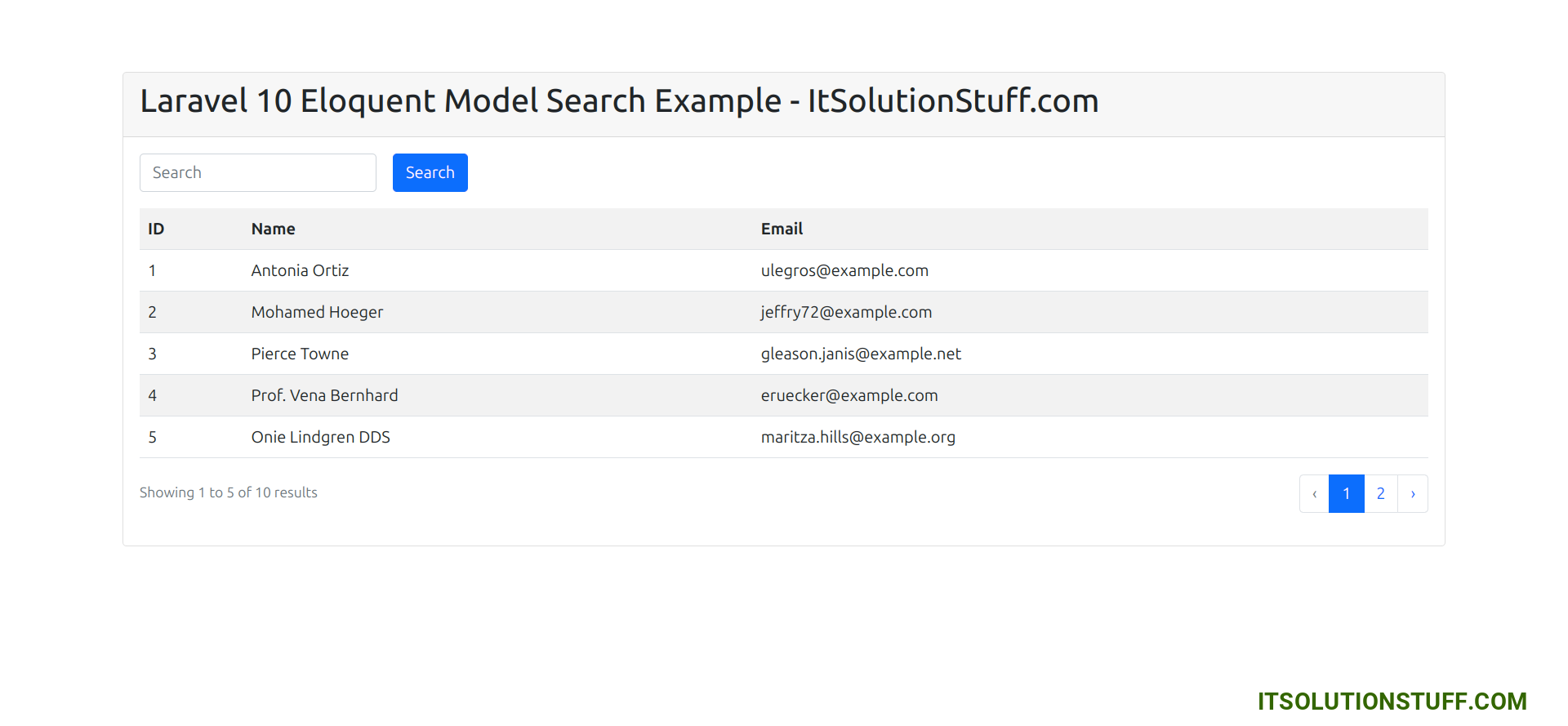 HardikSavani19's tweet card. laravel 10 search query, laravel 10 eloquent search query example, laravel eloquent search query, laravel search query using when condition, laravel search where like query example