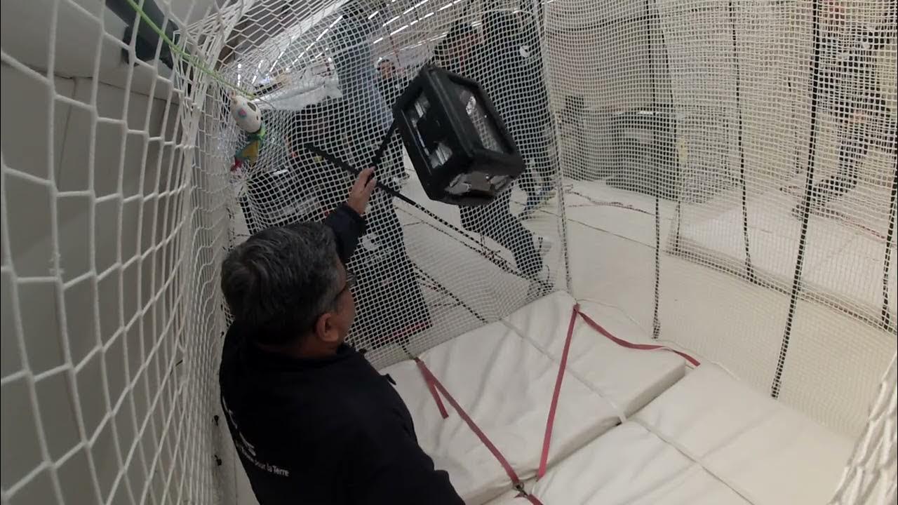 Saptars63622200's tweet card. Me during parabolic flight working on the droplet experiment