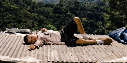 JadenHossler's tweet card. Go to When The Music Stops Pre-Order.