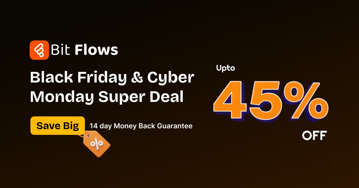 thewpweekly's tweet card. Explore Bit Flows; its low prices will surprise you. Unlock unlimited workflows, steps, and advanced tools to supercharge your business with no hidden cost.