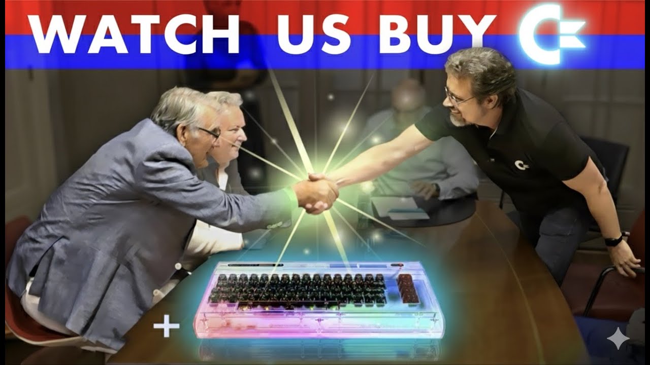 ProgrammingAlx's tweet card. Making History: Signing the Commodore Contract + C64 Ultimate...