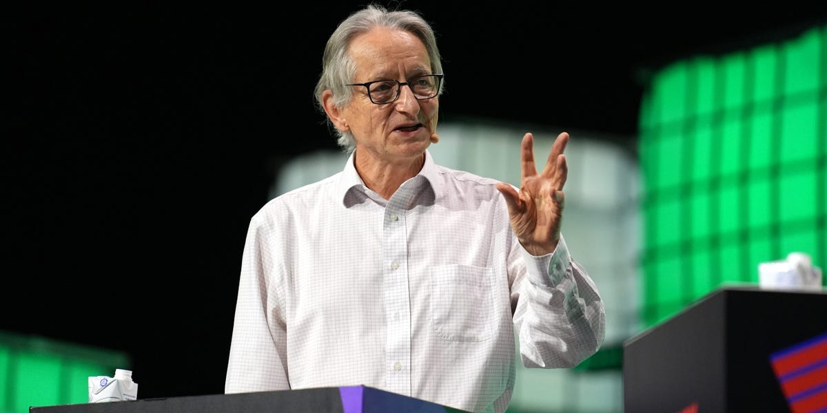 TechInsider's tweet card. AI pioneer and Nobel Prize winner Geoffrey Hinton said students who want to become AI researchers need to focus on critical thinking.