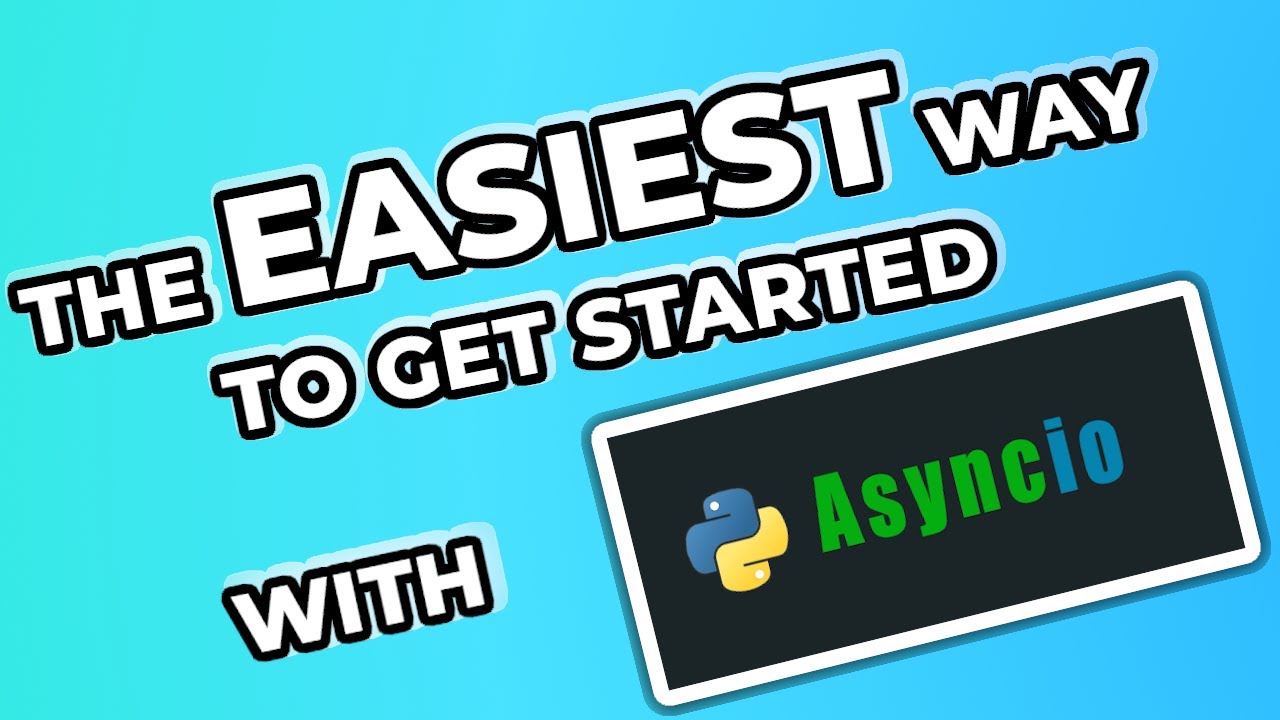 PythonMadeEasy's tweet card. Python Tutorial: How to EASILY get started with asyncio | concurrency