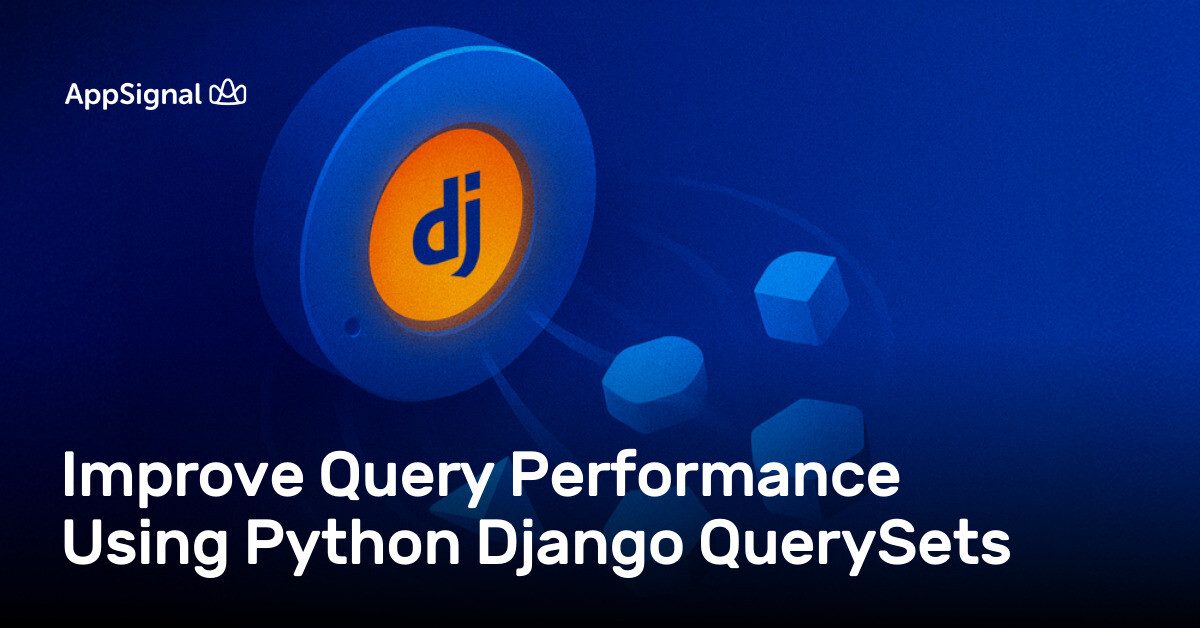 GonzaMartinez's tweet card. Let's improve the performance of your queries using Django QuerySets.