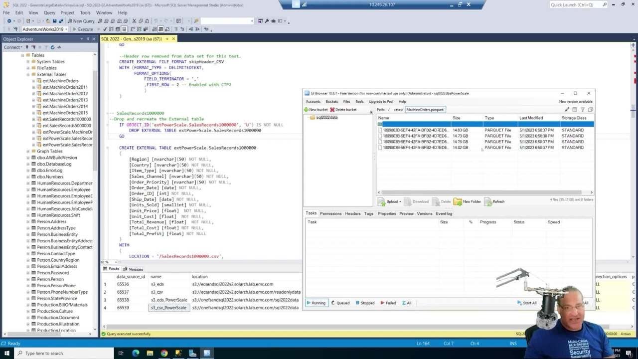 RobertSonders's tweet card. Dell Tech and SQL– Better together for unstructured data