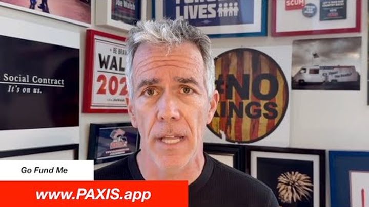 WalshFreedom's tweet card. PAXIS - WHEN ICE KNOCKS, WE ANSWER. Together with immigrant advocate… Joe Walsh needs your support for PAXIS: An AI Lifeline for Immigrant Rights and Support