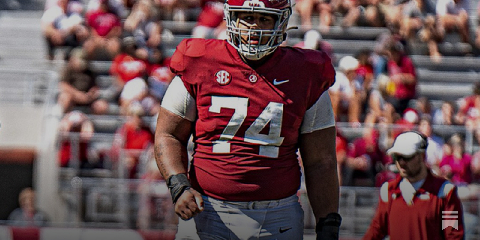 zhangzhang_play's tweet card. Image 1: OT Kadyn Proctor (74), my highest graded OT in the 2026 NFL draft class