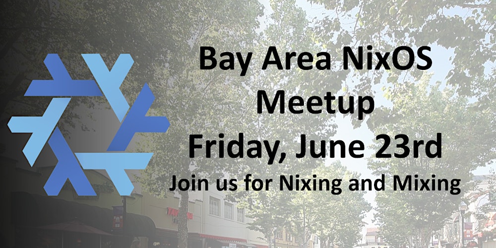 ronefroni's tweet card. Celebrating a summer of Nix! Join us to dive into the realm of Nix/NixOS, meet other community members and just hang out! + Intro to Nix