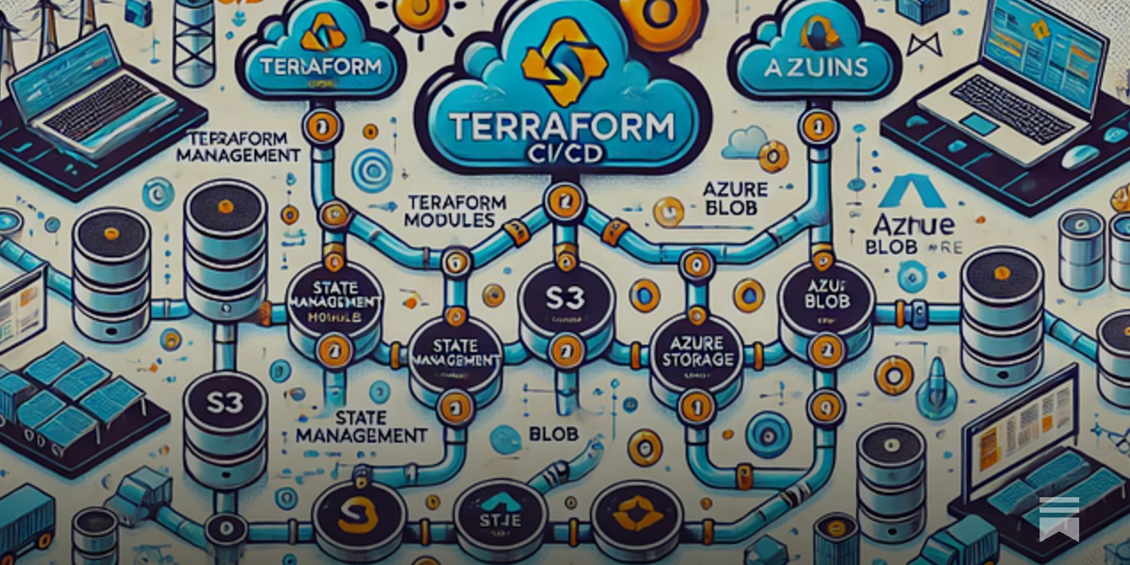 SoftwareProDev's tweet card. Let’s focus on building Terraform configurations that automate the provisioning of infrastructure across AWS and Azure.