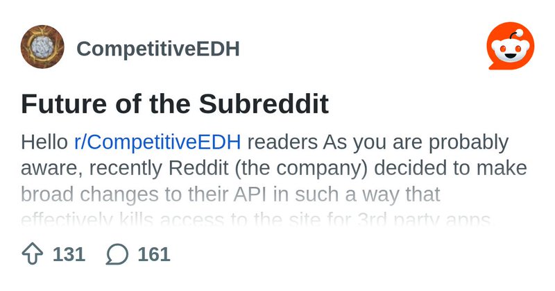 Tweet card summary image