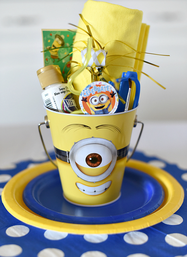 FunSquaredBlog's tweet card. If you're throwing a minion birthday party & you're looking for fun minion party ideas, we've got them! Minion favors, decorations, invitations & more.