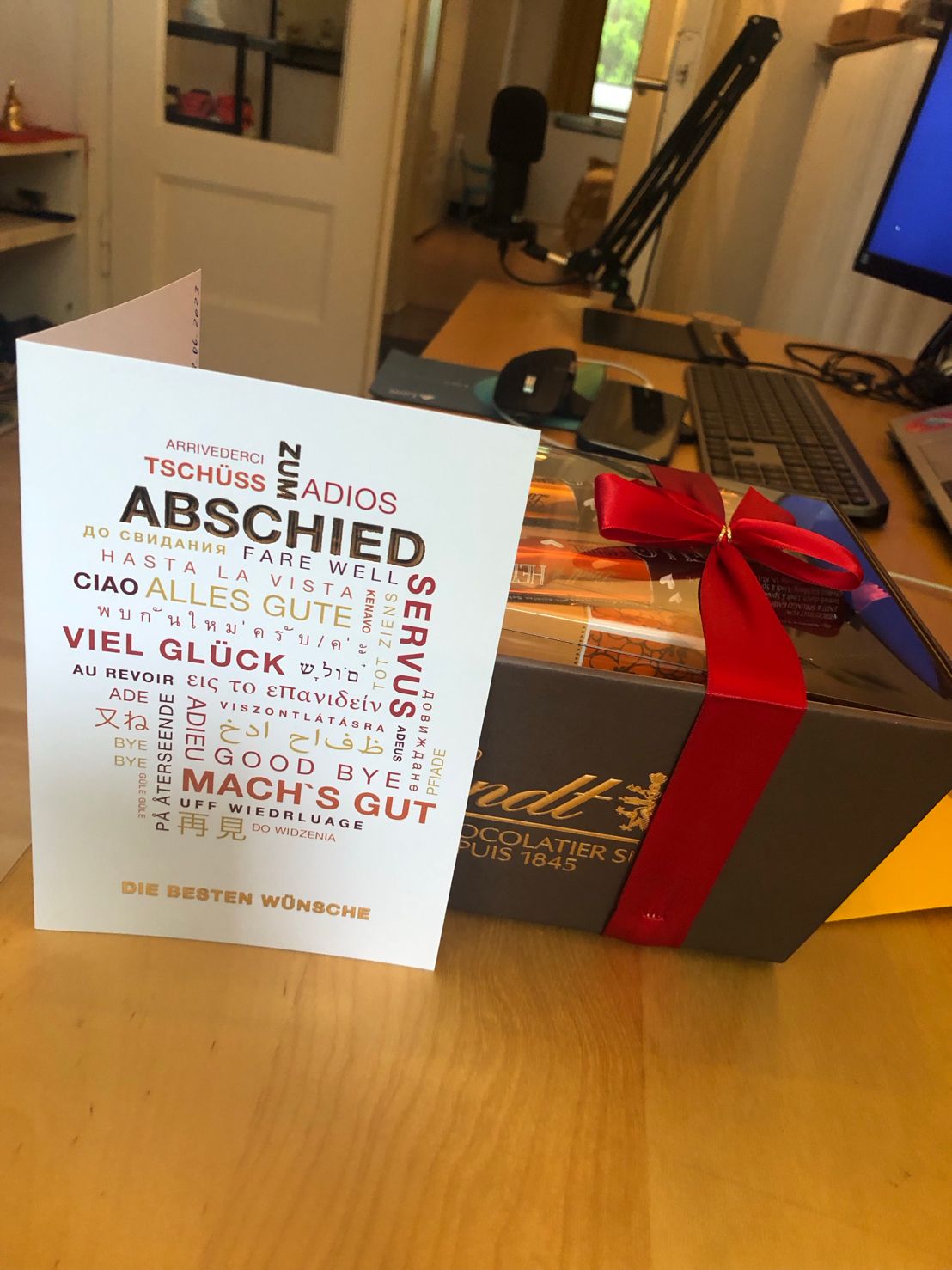 ashishrajs's tweet card. Just got my farewell gift with heartfelt farewell message delivered to my home office and I must say it certainly touched my heart and made my time at Wenovate truly special. Ralf Weber and wenovate...
