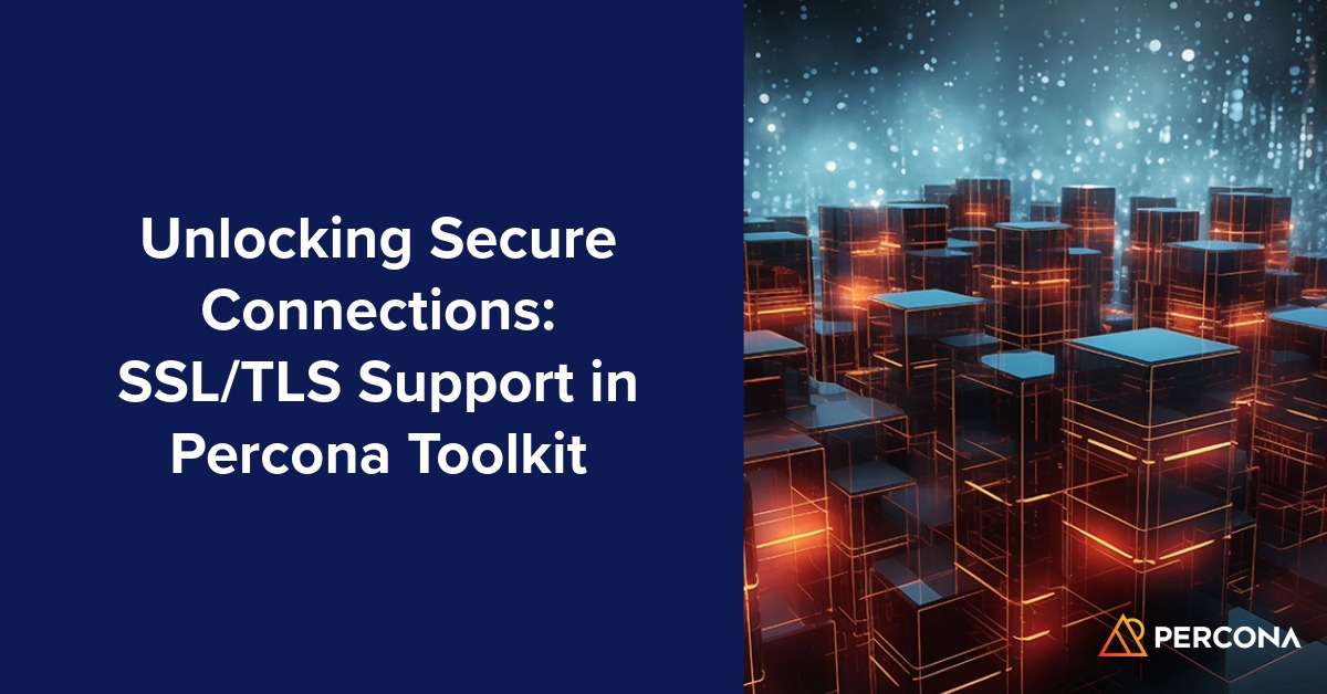 Percona's tweet card. Examining how Percona Toolkit's Perl tools, which work with MySQL, leverage it to ensure secure database operations.