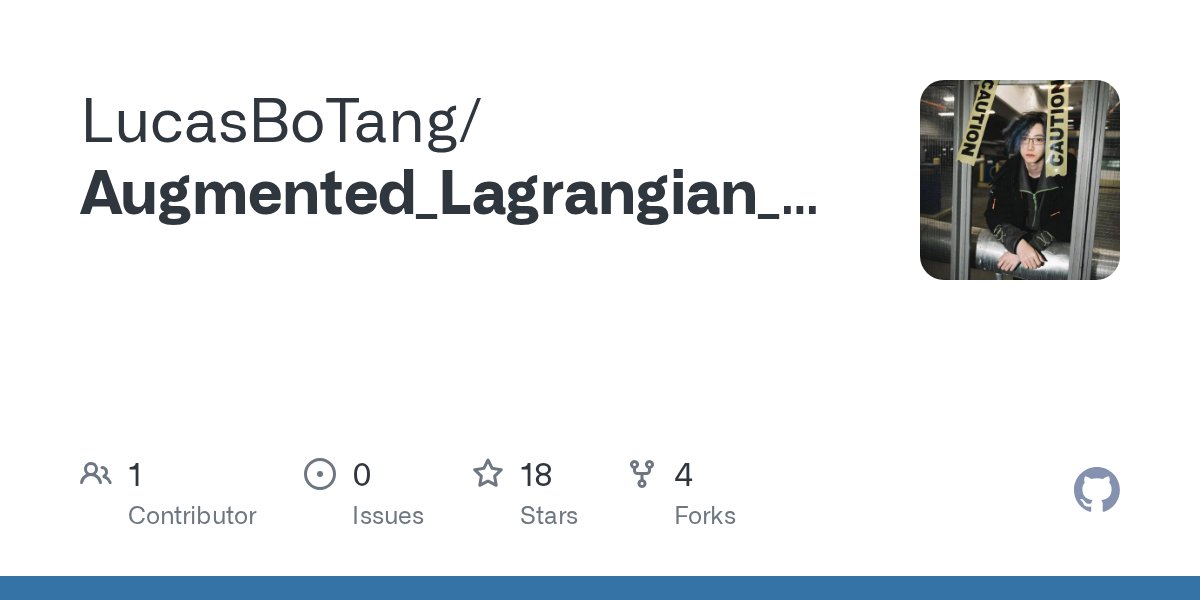 _bo_tang's tweet card. Contribute to LucasBoTang/Augmented_Lagrangian_Method_for_Block-Structured_Integer_Programming development by creating an account on GitHub.