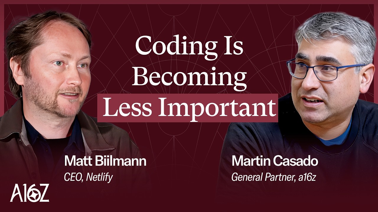 Netlify's tweet card. “Anyone Can Code Now” - Netlify CEO Talks AI Agents