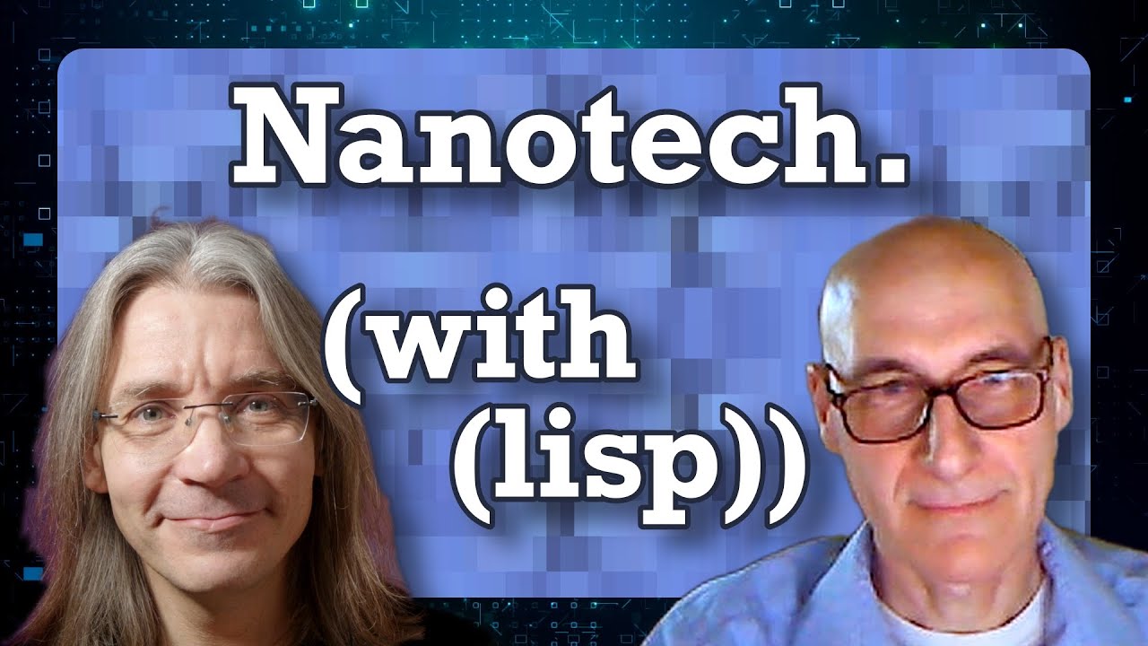 vonbecmann's tweet card. How Lisp is designing Nanotechnology (with Prof. Christian Schafmei...