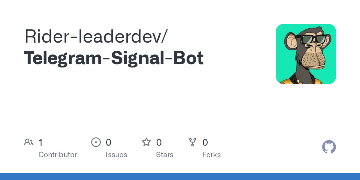 AkuAlatao891113's tweet card. Contribute to Rider-leaderdev/Telegram-Signal-Bot development by creating an account on GitHub.