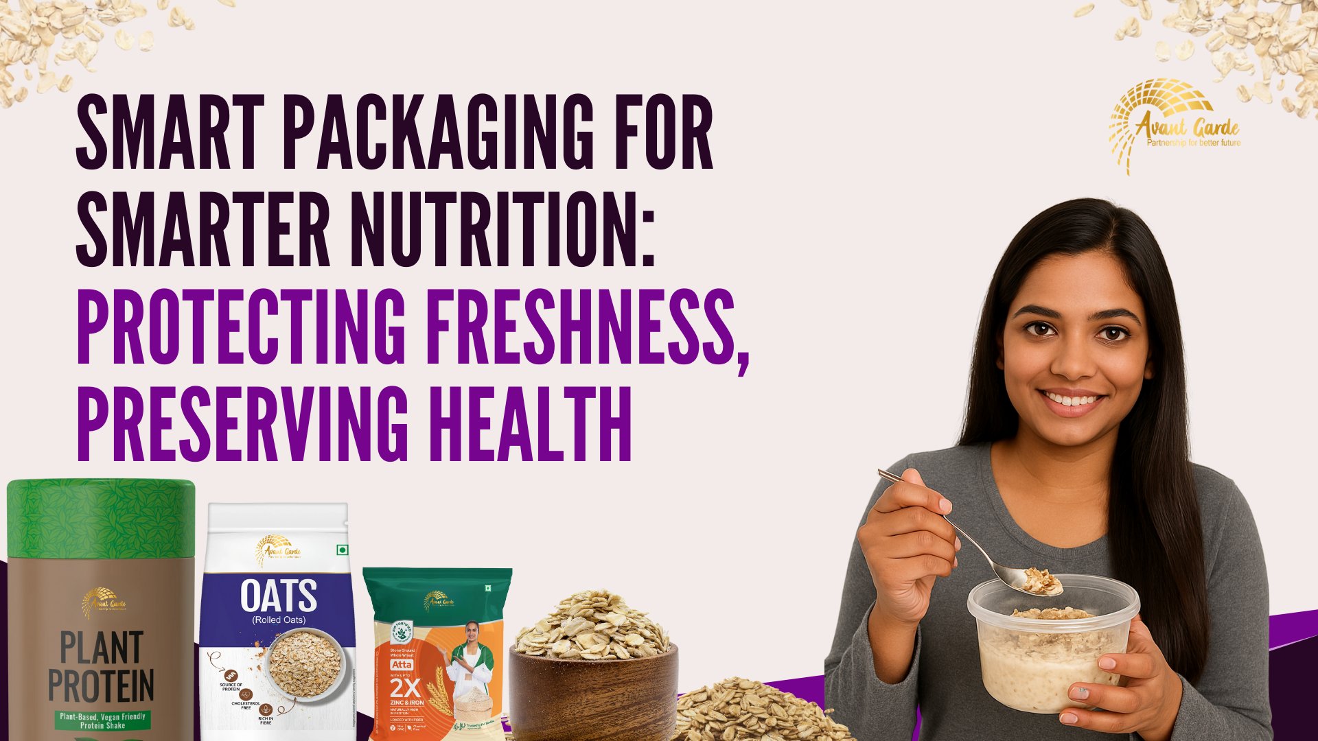 avantgardepvt's tweet card. This National Nutrition Week 2025, discover how Packaging & Batch Coding Machines help food & FMCG brands preserve nutrition, extend shelf life, and ensure compliance. From cereals to dairy, Avant...