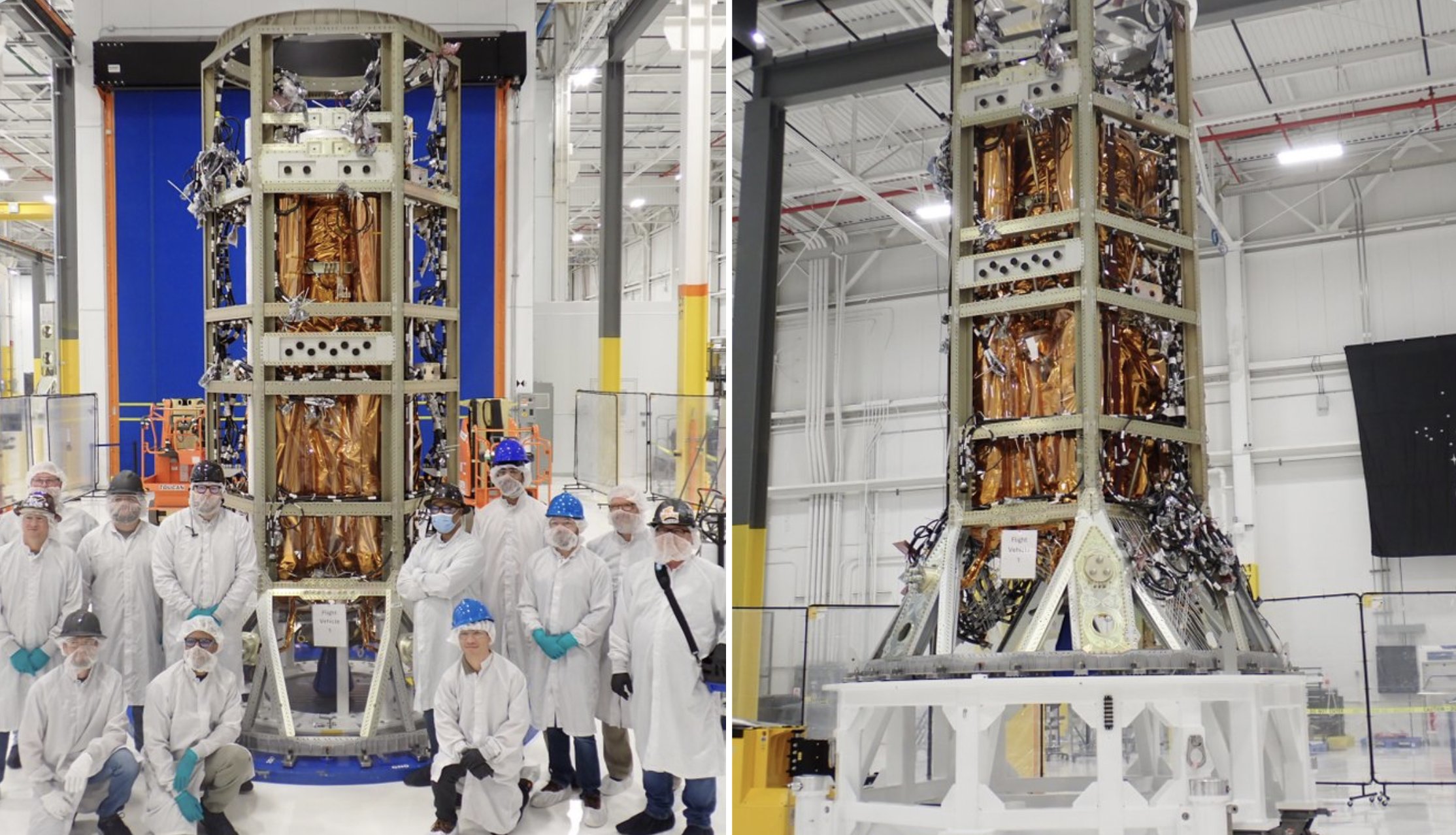 SpaceNews_Inc's tweet card. Blue Origin advances Blue Ring spacecraft toward 2026 national security mission Blue Origin advances Blue Ring spacecraft toward 2026 national security mission