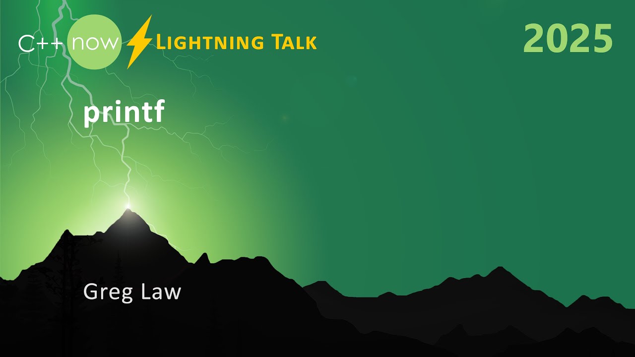 cppnow's tweet card. Lightning Talk: Printf in 1ns Using the Lightweight Logging Library -...