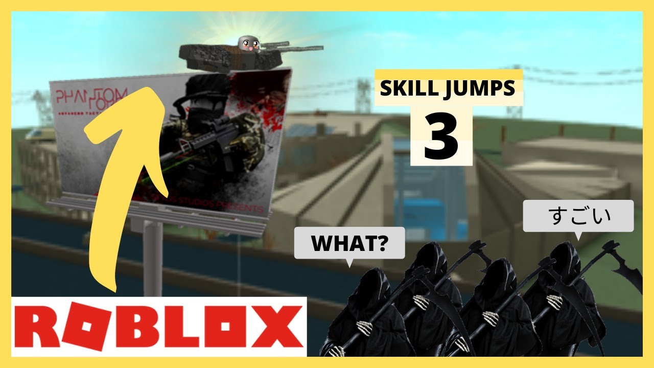 LexieLooYT's tweet card. Wacky Skill Jumps 3! | Phantom Forces!