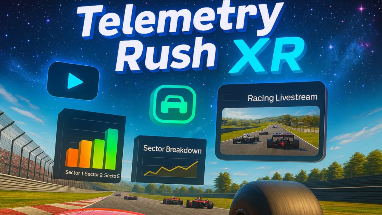 maxxx_ninja's tweet card. Telemetry Rush XR - Hackathon submission video for "Meta Horizon...