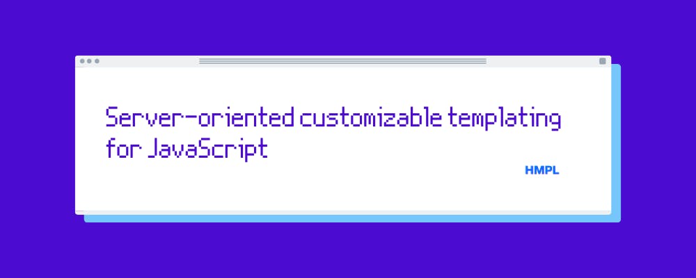 hackernoon's tweet card. The HMPL project is a small template language for displaying UI from server to client.