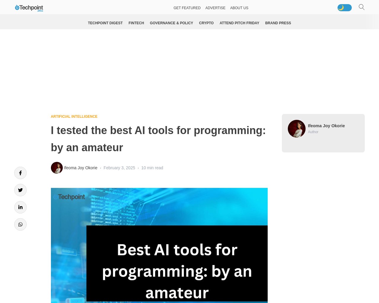 managetech_inc's tweet card. AIコーディングツールについてのテクニカル記事 AIを使用してウェブサイトやシンプルなゲームを構築する実験 7