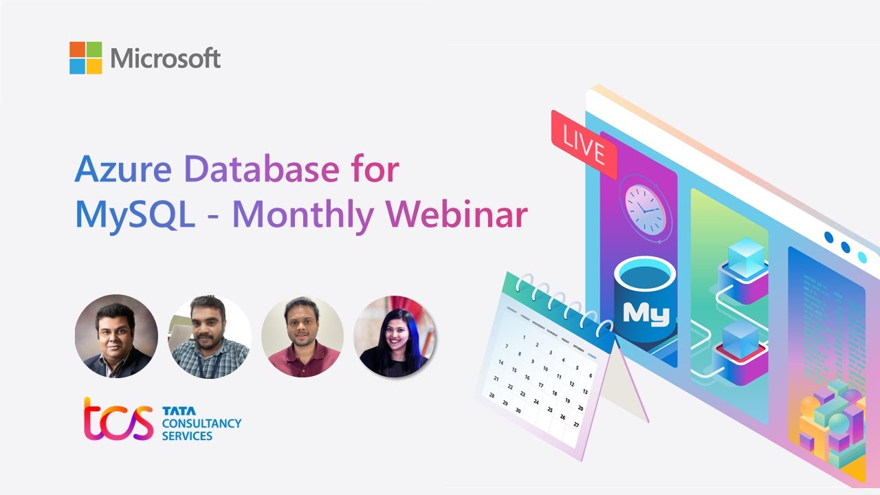 AzureDBMySQL's tweet card. Azure Database for MySQL - Monthly Webinar (Apr 2025)