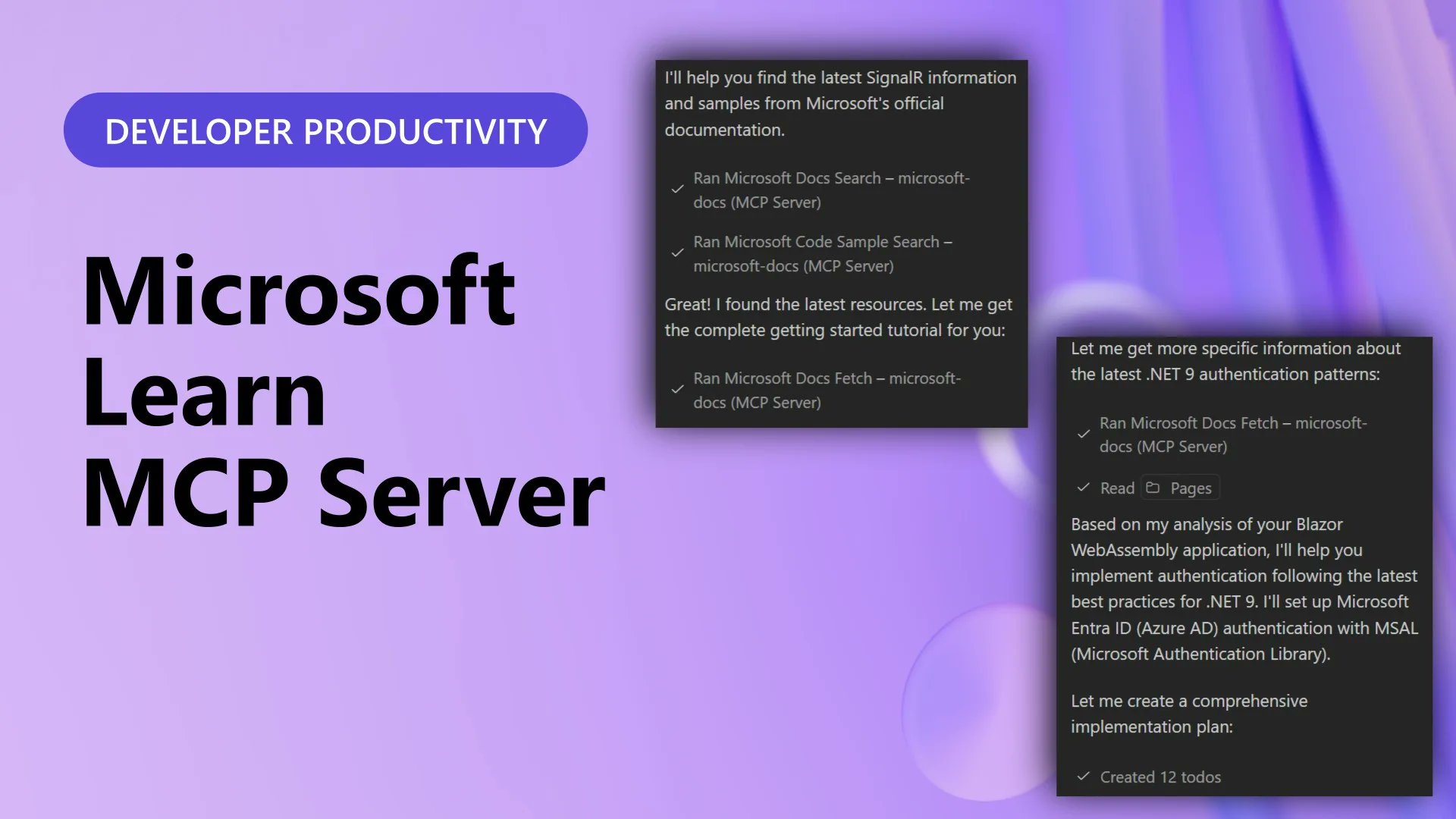 bc3tech's tweet card. Explore how the Learn MCP server enhances the developer experience with Copilot, showcase practical examples, and provide straightforward integration instructions for Visual Studio, Visual Studio...