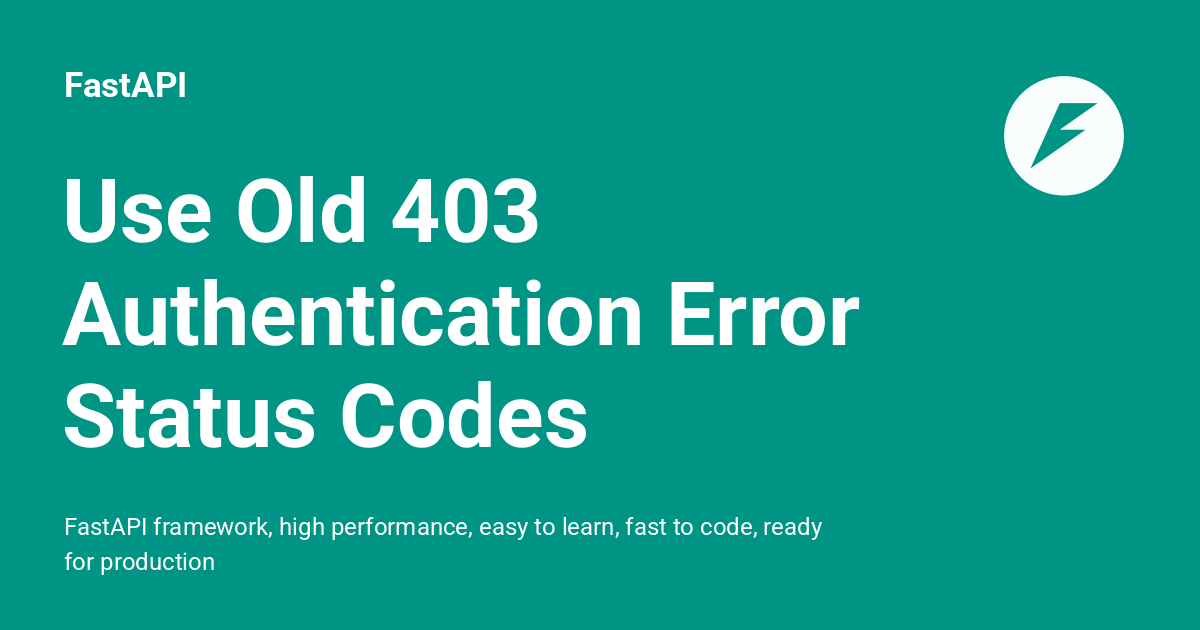 FastAPI's tweet card. FastAPI framework, high performance, easy to learn, fast to code, ready for production