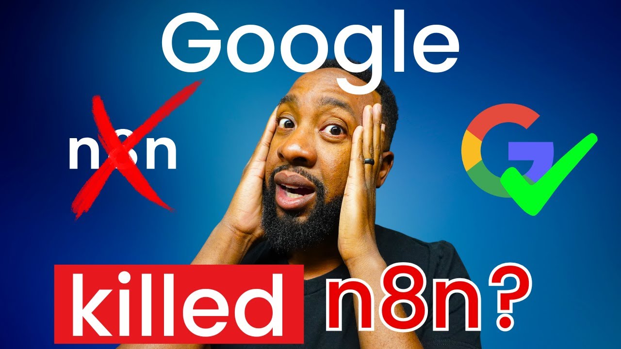 NoCodeTutorials's tweet card. Google Workflows Just Killed n8n? (I Tested Both)