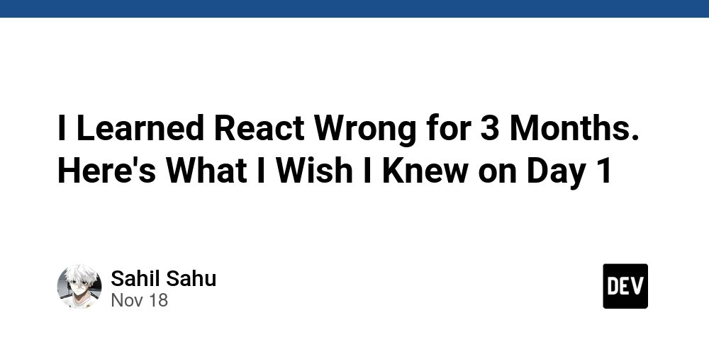 ReactJSTrends's tweet card. Built 4 projects. Felt confident. Then got destroyed in my first code review.