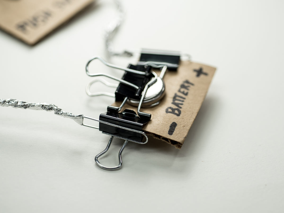 codercastlemilk's tweet card. Hack dollar-store tea lights to make affordable electronics modules for learning.