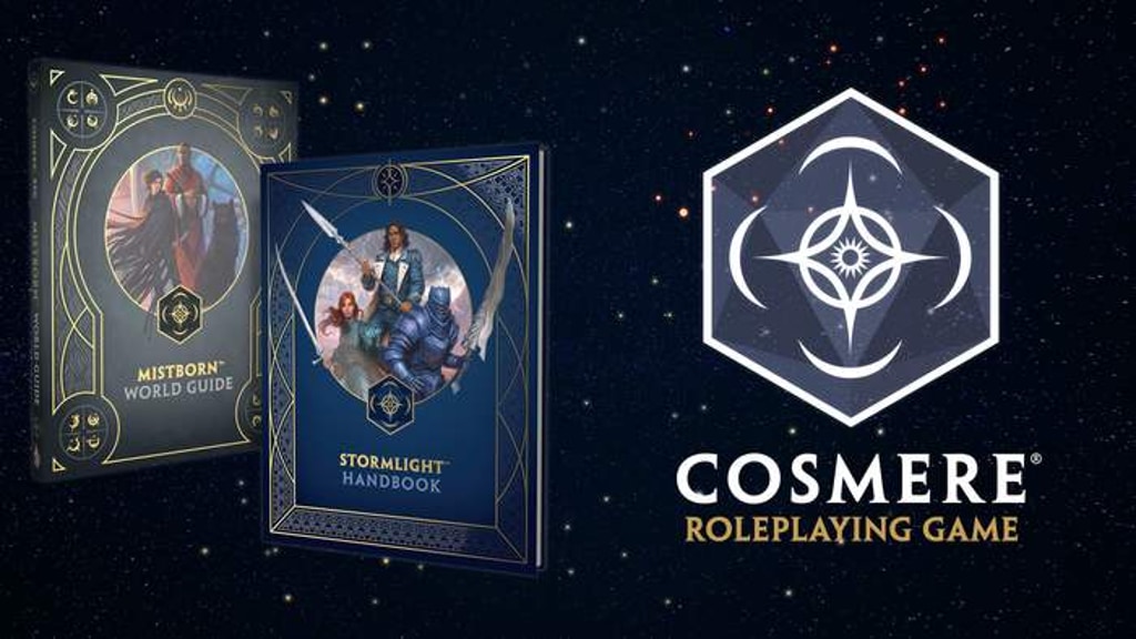 codebasealpha's tweet card. Beginning with The Stormlight Archive and expanding to Mistborn, this original tabletop RPG will grow to support the entire Cosmere!