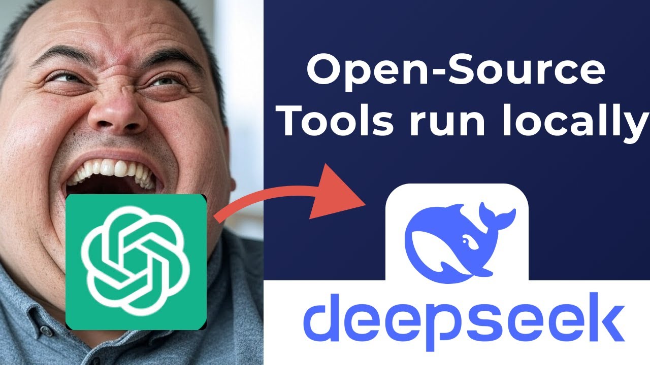 hasan_py's tweet card. Deepseek R1 Locally | Top 5 Free Open-Source Ai Tools | Ollama |...