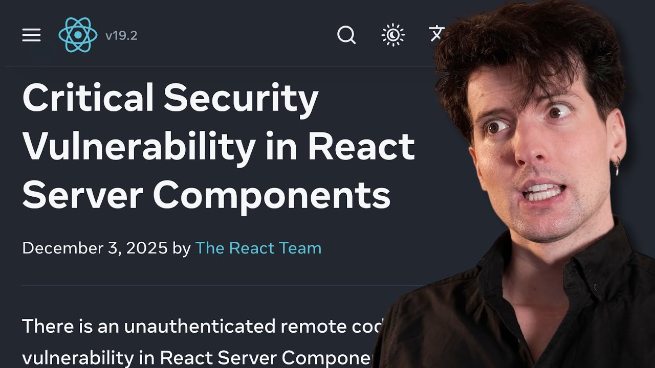 TimRamboReal's tweet card. React got hacked. It's really, really bad.
