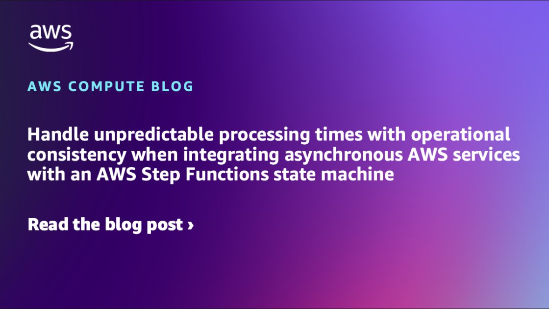 LogicataCloud's tweet card. In this post, we explore using AWS Step Function state machine with asynchronous AWS services, look at some scenarios where the processing time can be unpredictable, explain when traditional soluti...