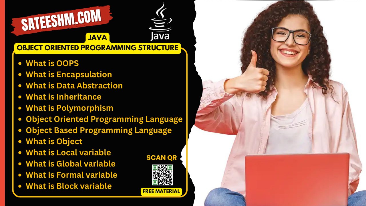 msktutorials's tweet card. Java OOPS-Encapsulation, Method,Variable Programs -MSK Technologies