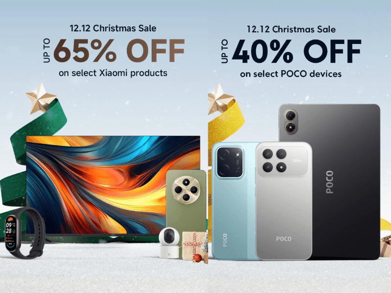 GIZGUIDEPH's tweet card. Xiaomi reveals 12.12 deals with devices up to 65 percent off. The sale includes products from POCO. Xiaomi 12.12 Christmas Sale Xiaomi mobil...