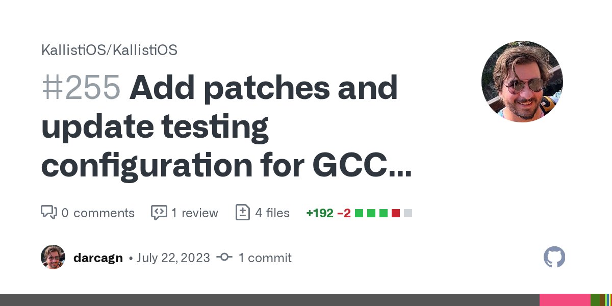 falco_girgis's tweet card. GCC 13.2.0 is scheduled to be released on July 27, 2023. The release candidate was tested and it performs as expected. Please review this patch in advance, but do not actually merge until the GCC 1...