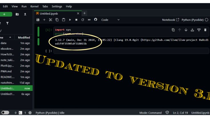 Seve_py's tweet card. JupyterLite Now Supports Python 3.12: Explore the Latest Features