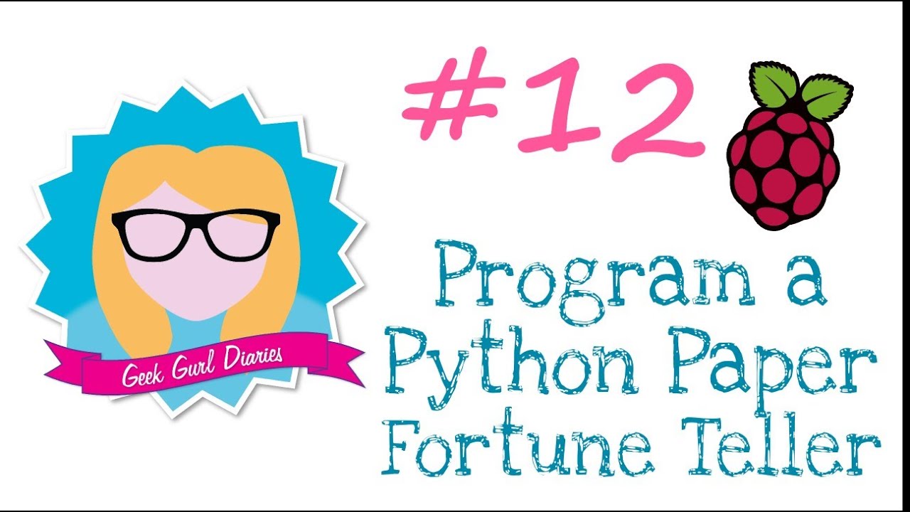 RosieCampbell's tweet card. How to make a Basic Python Fortune Teller Program on a Raspberry Pi
