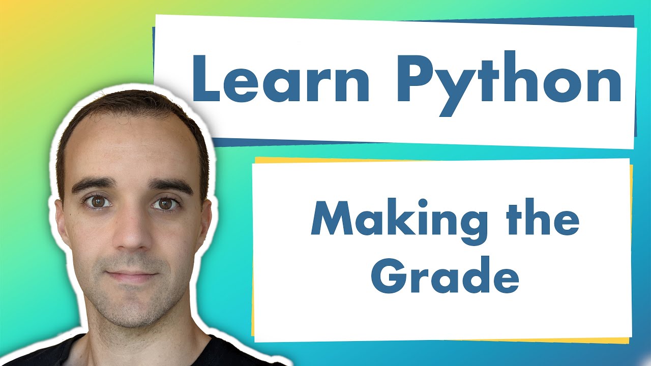 mblayman's tweet card. Learn Python By Example - Making the Grade